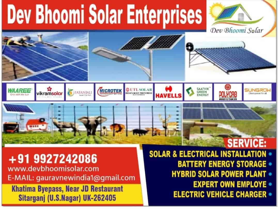 Top Solar Energy System Dealers in Udham Singh Nagar Best Solar Panel Manufacturers near me Justdial
