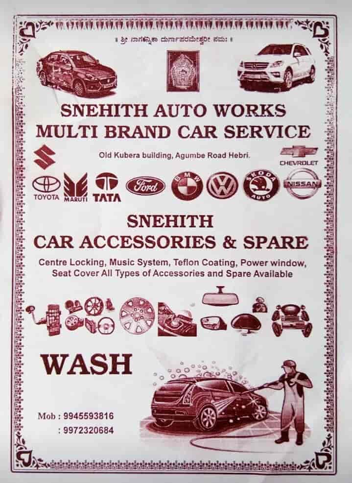 Snehith Car Accessories in Hebri,Udupi Best Teflon Coating Services For Cars in Udupi Justdial