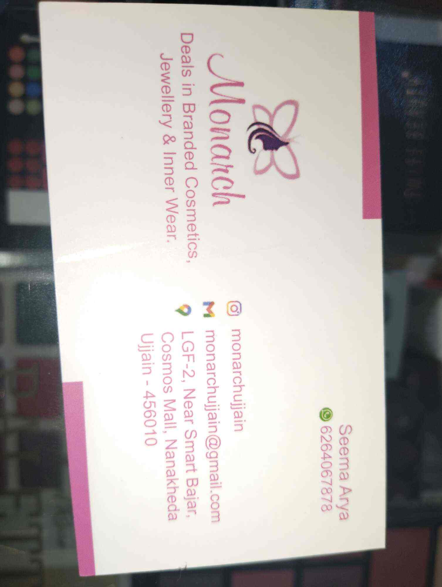 Monarch cosmetics and accessories in Nanakheda,Ujjain Best Cosmetic