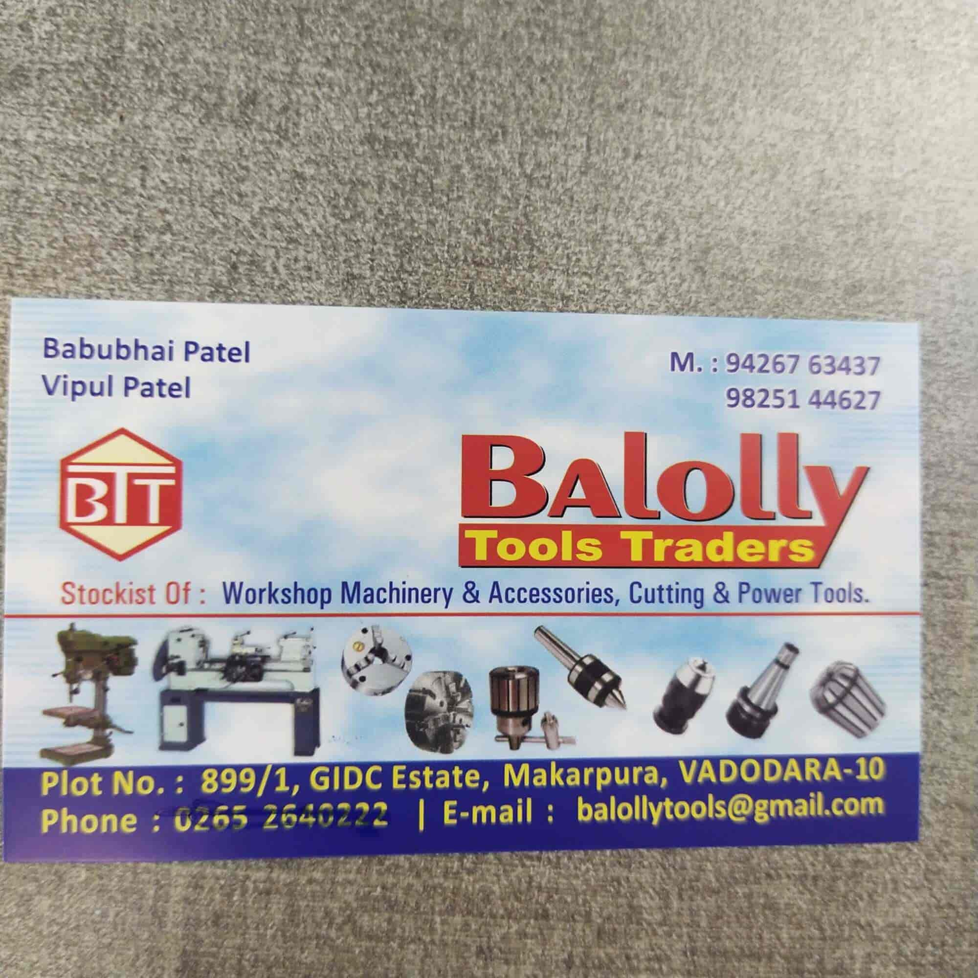 Balolly Tools Traders in Makarpura Industrial Estate,Vadodara Best