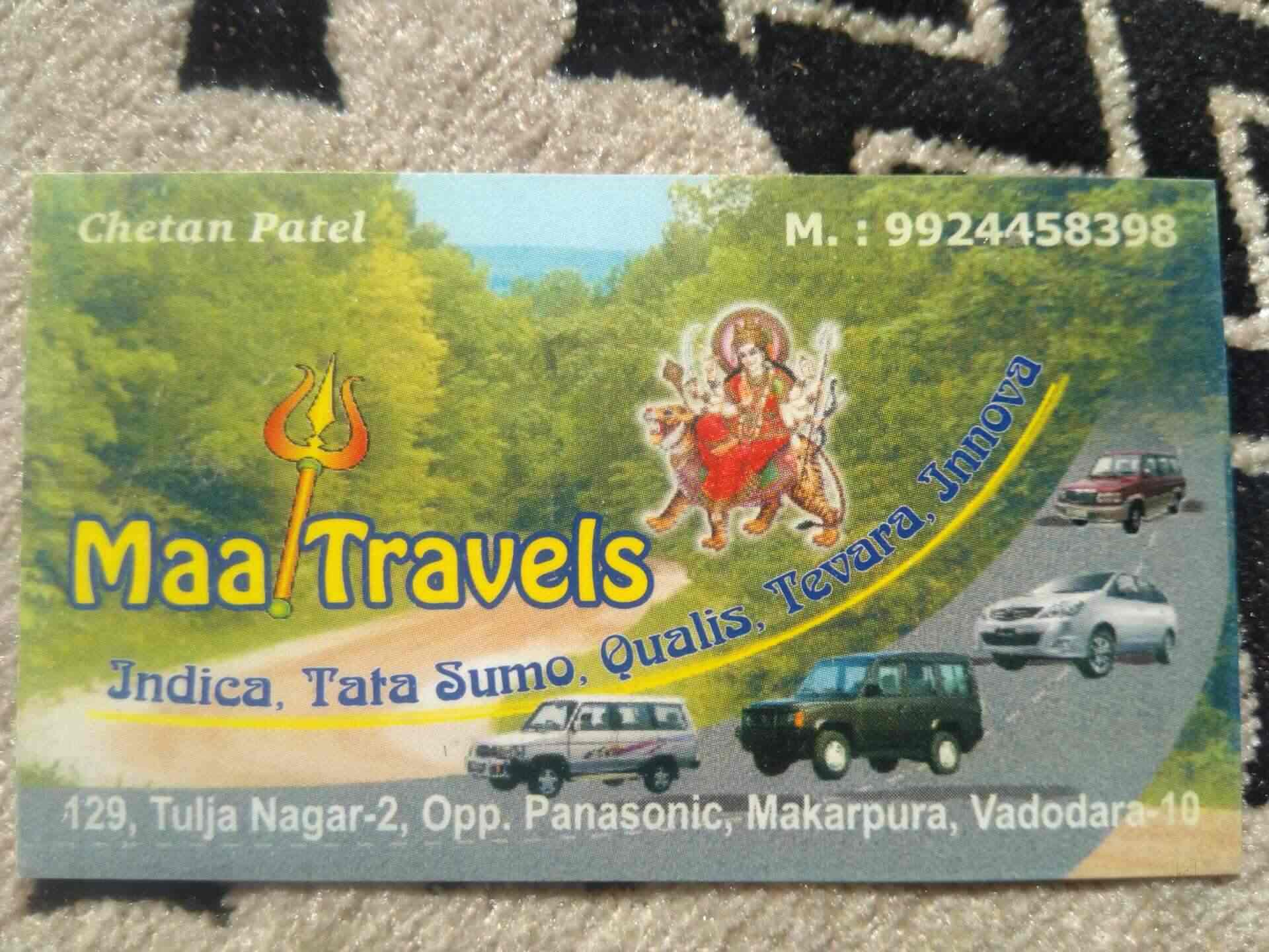 Maa Travels, Makarpura Car Rental in Vadodara Justdial