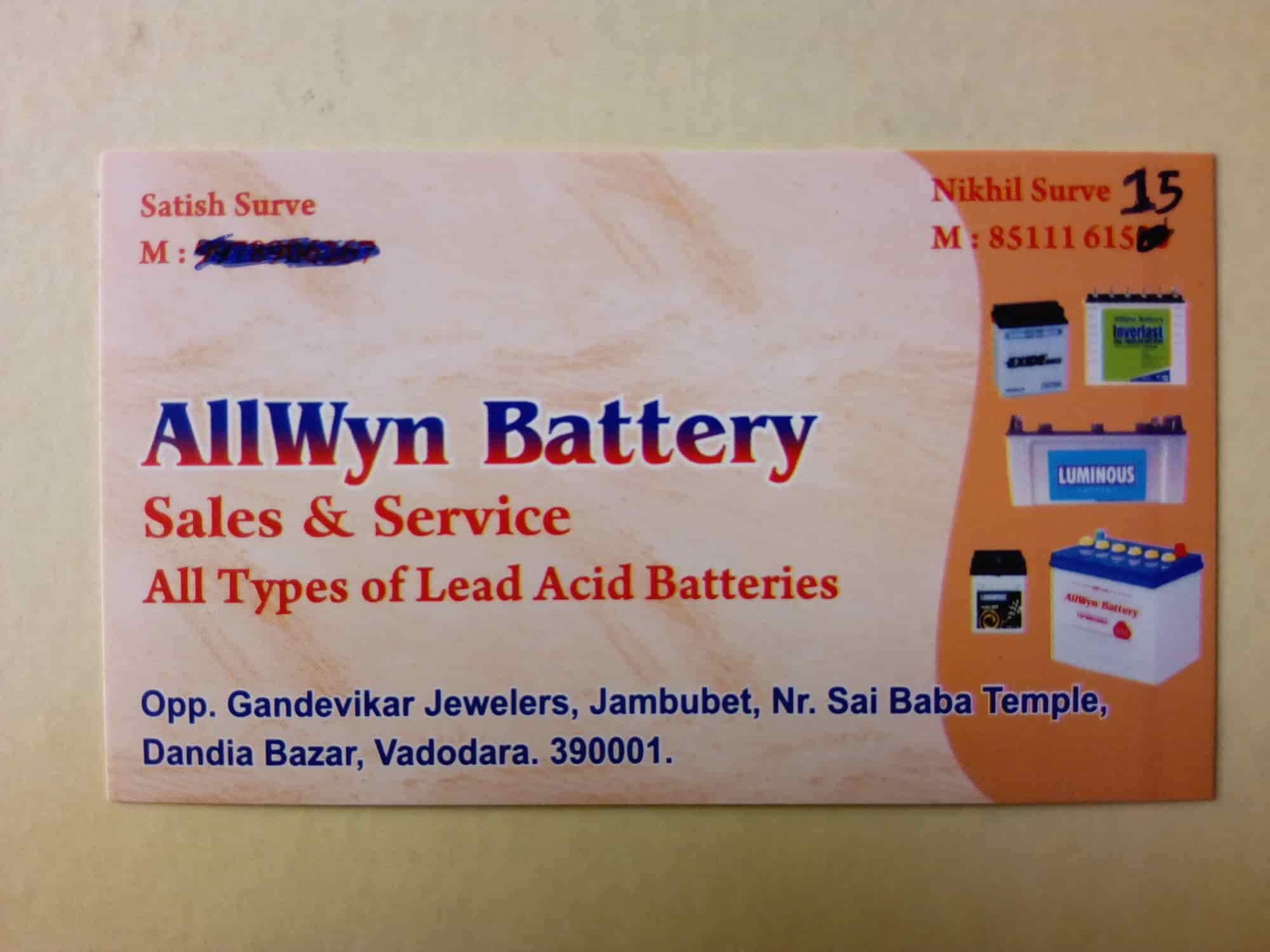 Top Amco Automobile Battery Dealers in Vadodara Best Amco Automobile