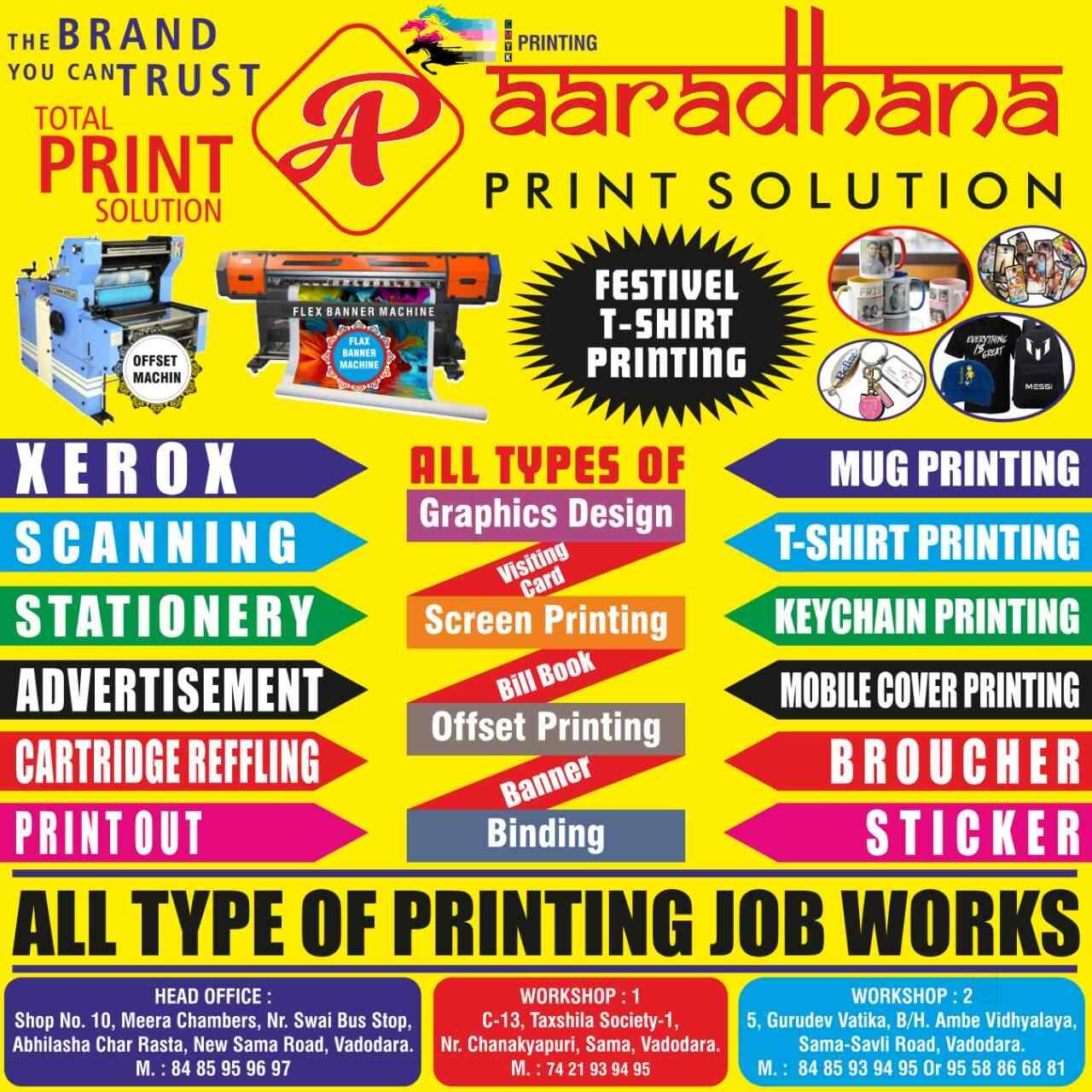 Aaradhana Stationery Xerox Photos Sama Road Vadodara Pictures