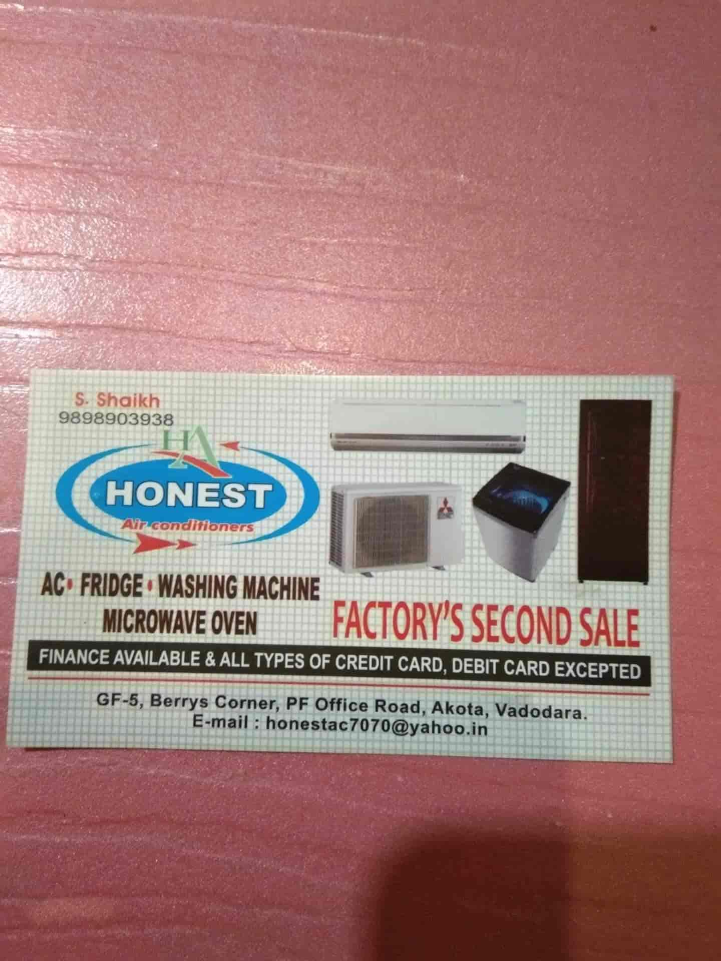 Honest Air Refrigeration in Akota,Vadodara - Best AC Repair u0026 Services in  Vadodara - Justdial