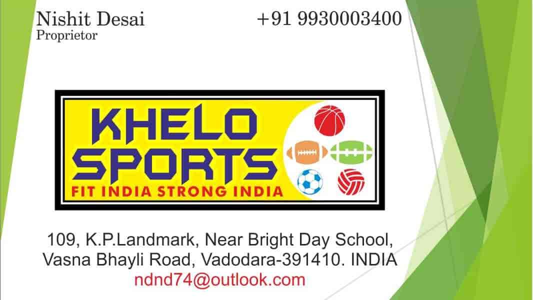 Top Sports Goods Dealers in Vadodara Best Sports Shop near me Justdial