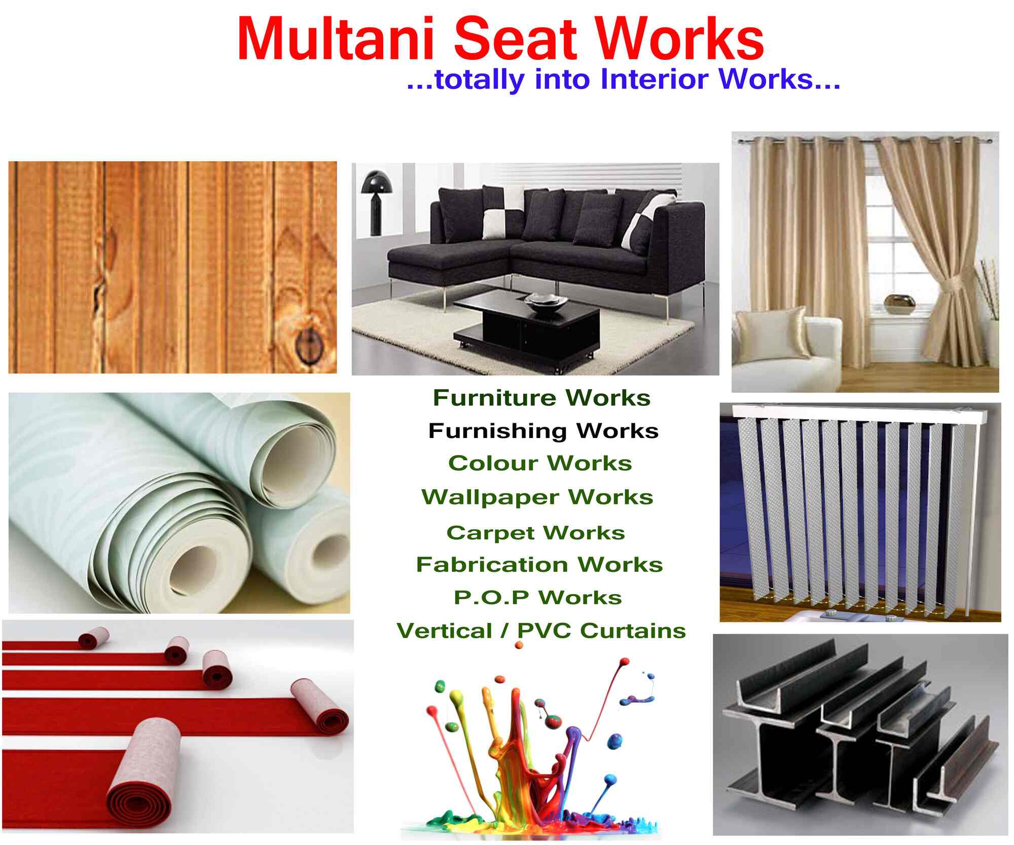 Multani Seat Works in Imran Nagar,Valsad Best Wooden Furniture