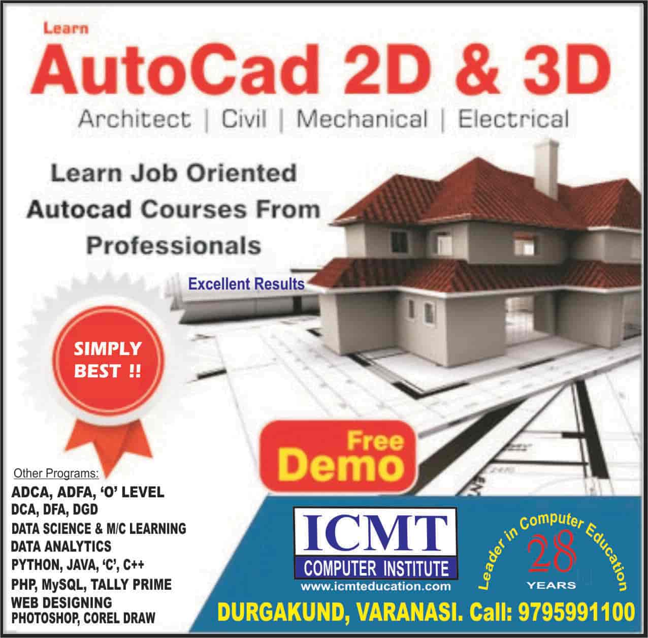 ICMT Computer Institute in Durgakund,Varanasi - Best Advanced Java Training  Institutes near me in Varanasi - Justdial