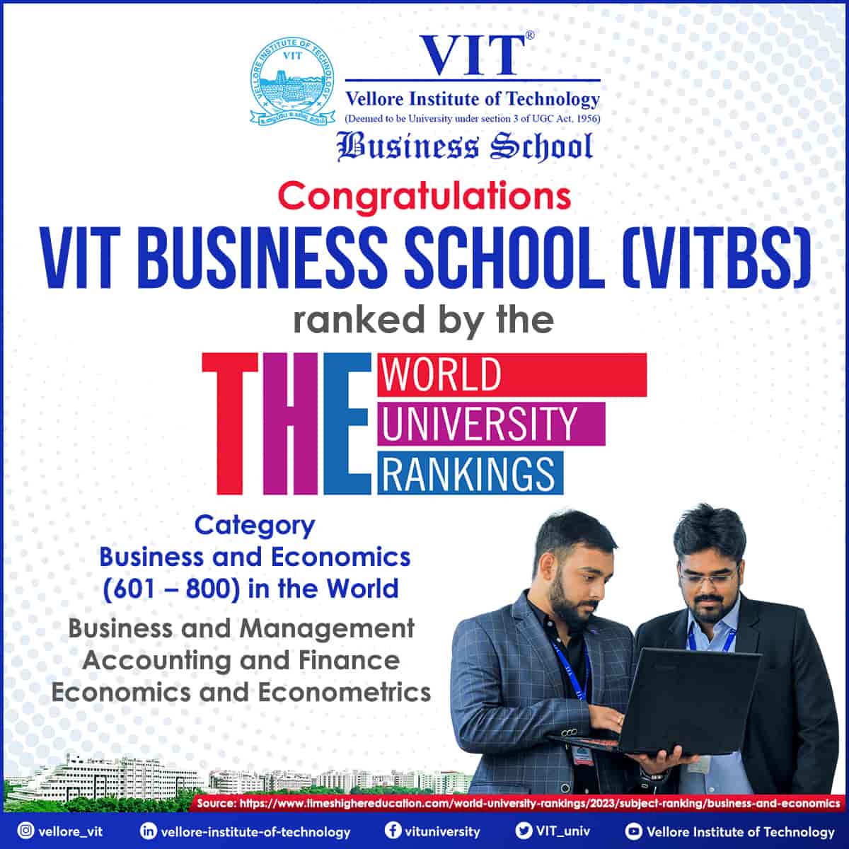 Vellore Institute Of Technology University in Brahmapuram,Vellore