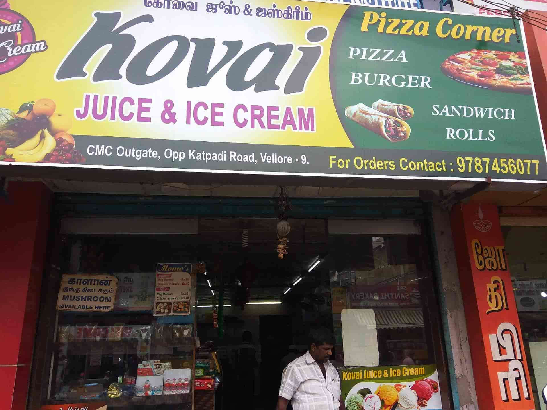 Kovai Juice & ICE Cream in Vellore Bazaar,Vellore Best Ice Cream