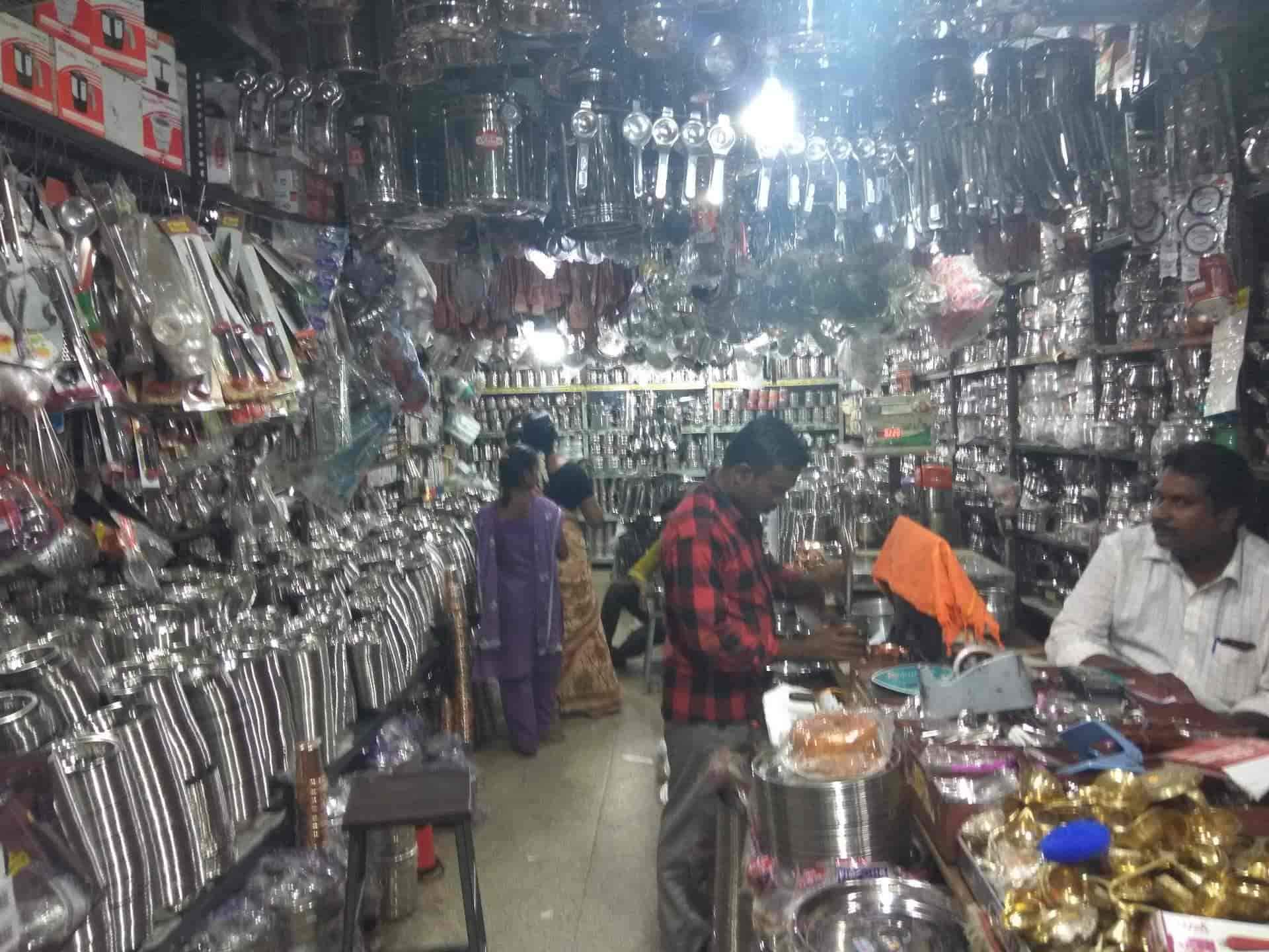 Sri Amman Steel Stores & Sri Surya Home Appliance in Vellore Bazaar