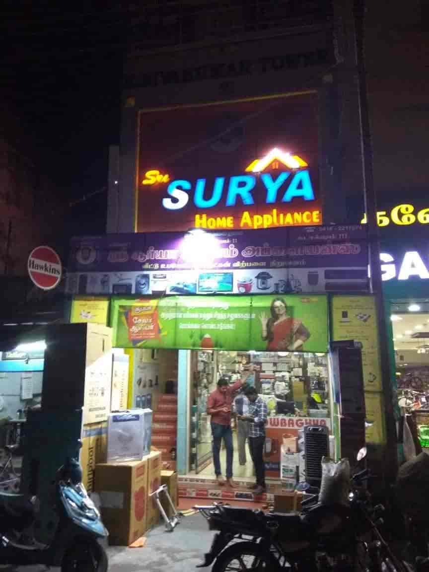 Sri Amman Steel Stores & Sri Surya Home Appliance in Vellore Bazaar