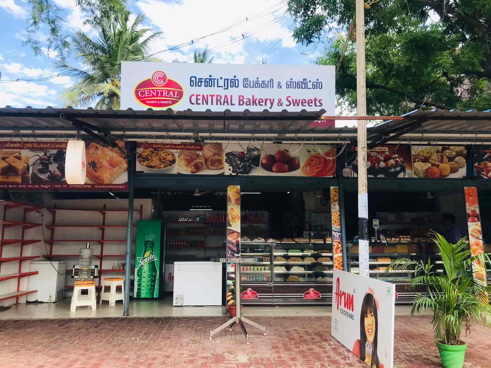 Central Bakery And Sweets in Serkadu,Vellore Best Bakeries in Vellore