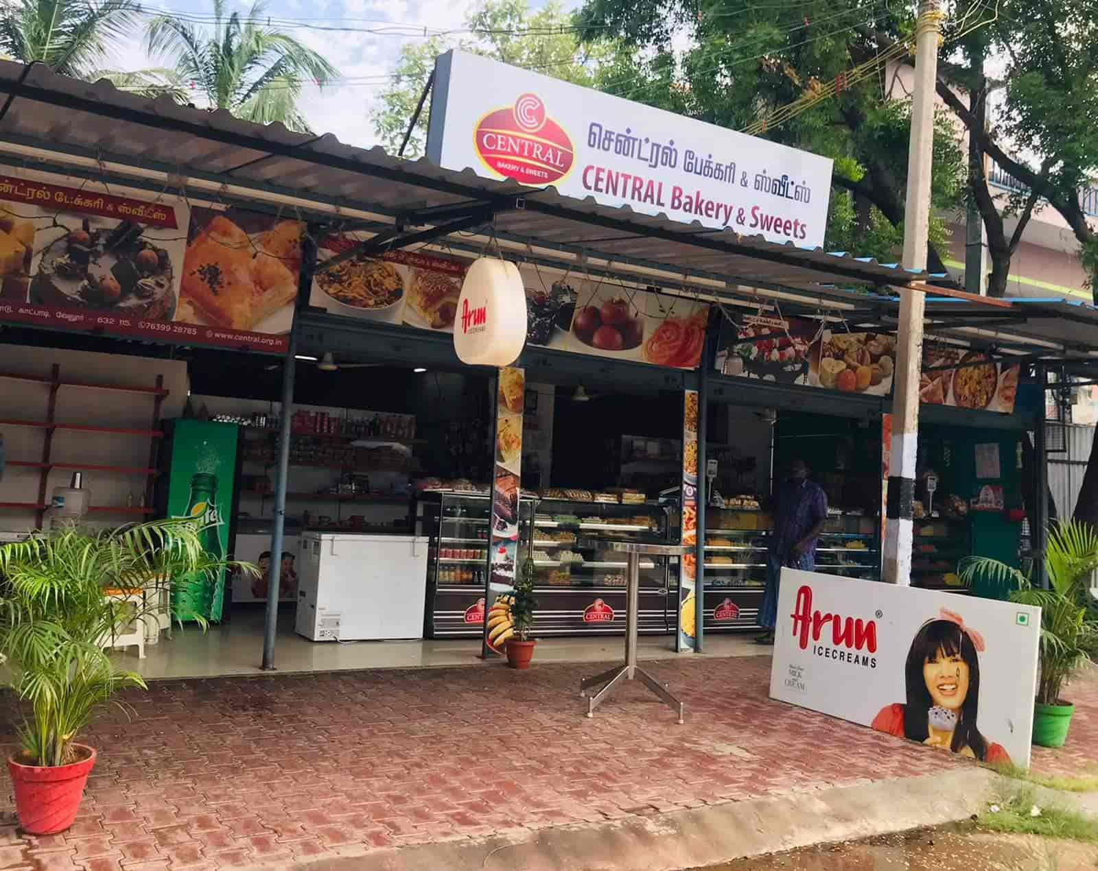 Central Bakery And Sweets in Serkadu,Vellore Best Bakeries in Vellore