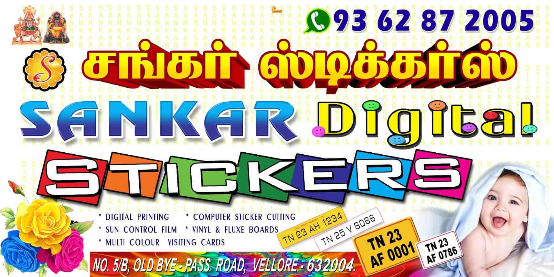 Top Printed Sticker Dealers in Sathuvacheri Best Printed Custom