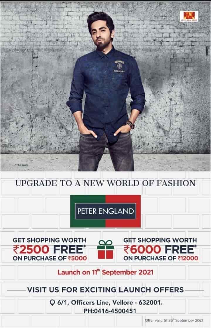 Peter England in Krishna Nagar,Vellore Best Denim Jeans Retailers in
