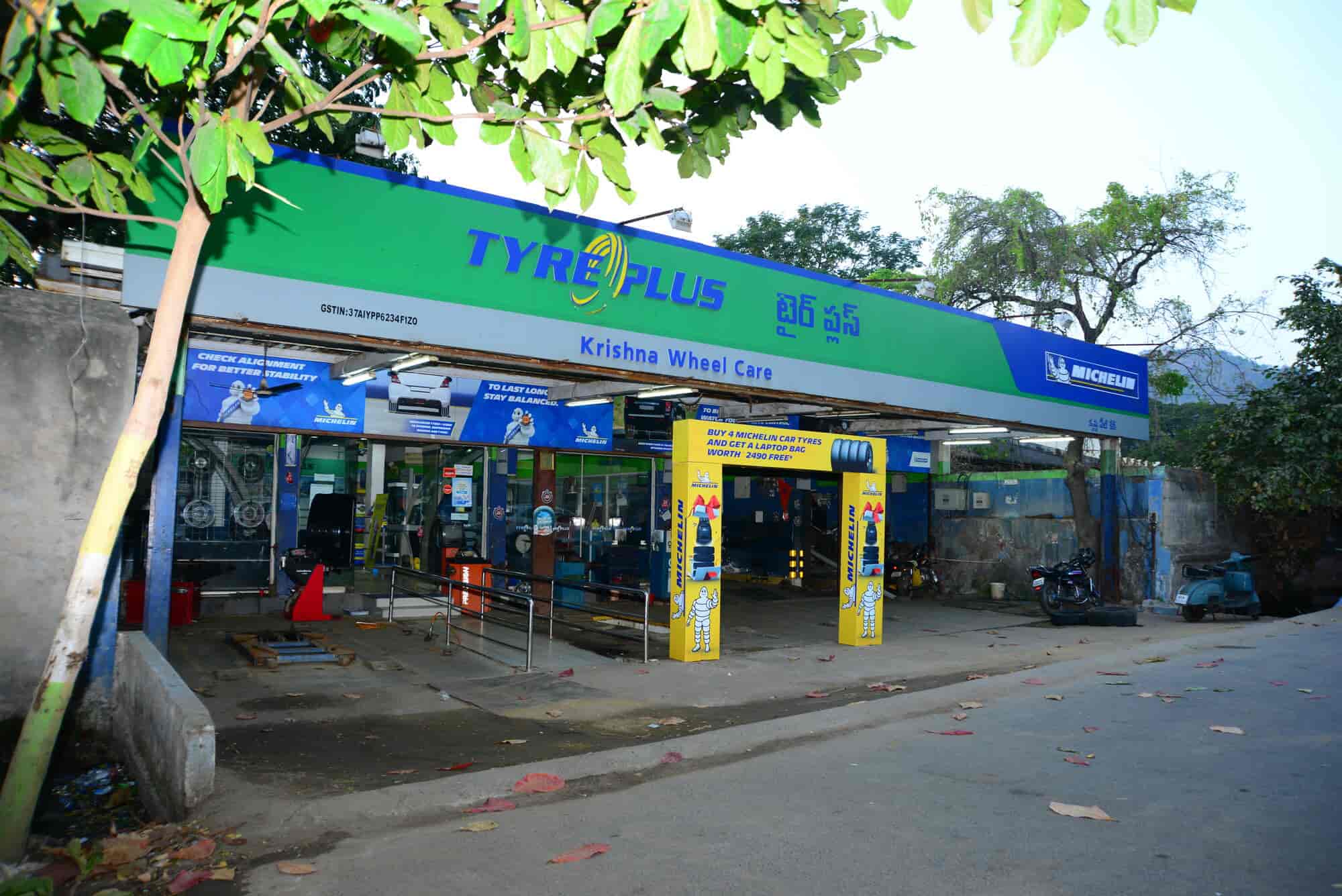 Krishna Wheel Care in Vijayawada Ho,Vijayawada Best Wheel Alignment