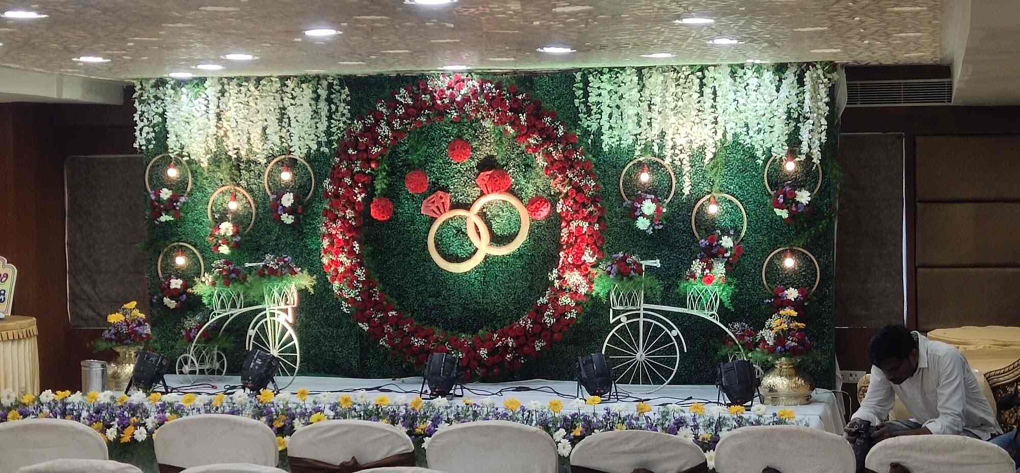 Prabhu Events in One Town,Vijayawada Best Flower Decorators in