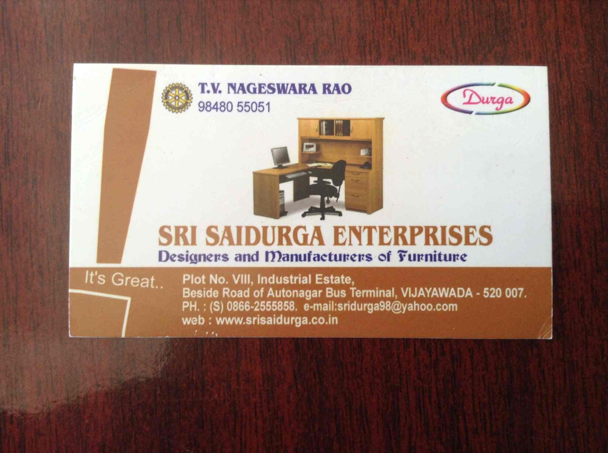 Sri Sai Durga Enterprises in Auto Nagar,Vijayawada Best Furniture
