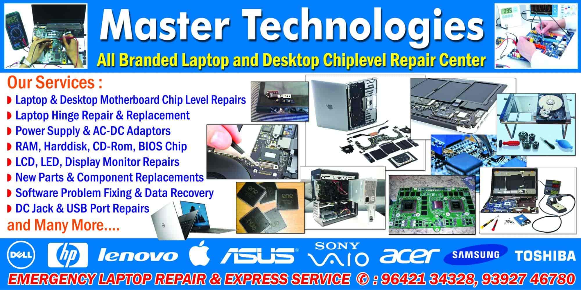 Master Technologies, Labbipet - Computer Chip Level Repair & Services in Vijayawada - Justdial