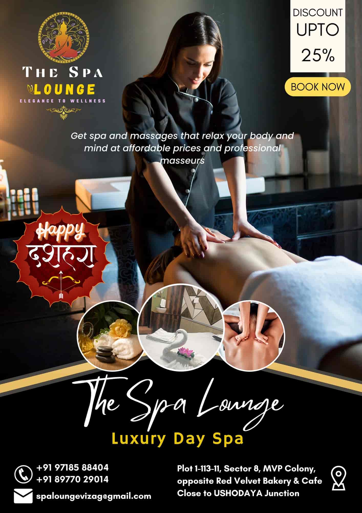 The Spa Lounge in Mvp Colony,Visakhapatnam Best Body Massage Centres