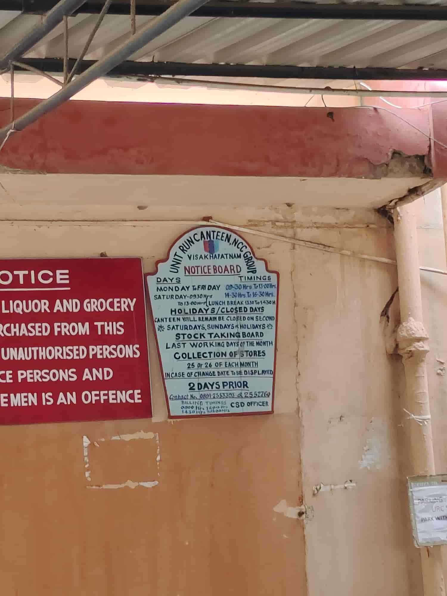 Unit Run Canteen Ncc Department Store in Lawsons Bay Colony