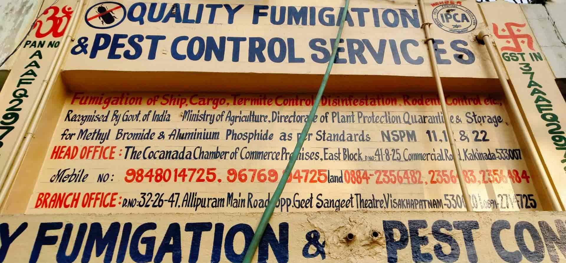 Quality Fumigation And Pest Control Services in Visakhapatnam,Visakhapatnam Best Pest Control