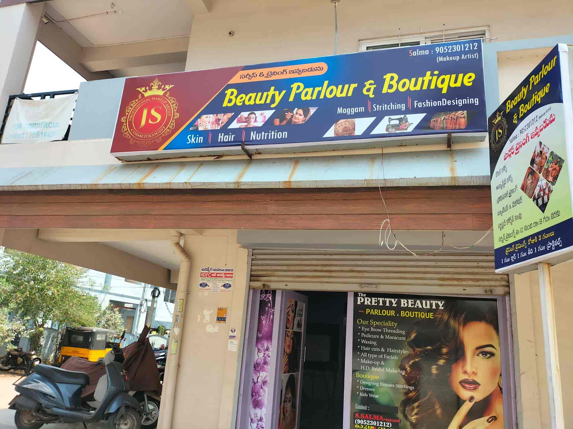JS Beauty Parlour & Boutique in Bhagawan Nagar,Vizianagaram - Best