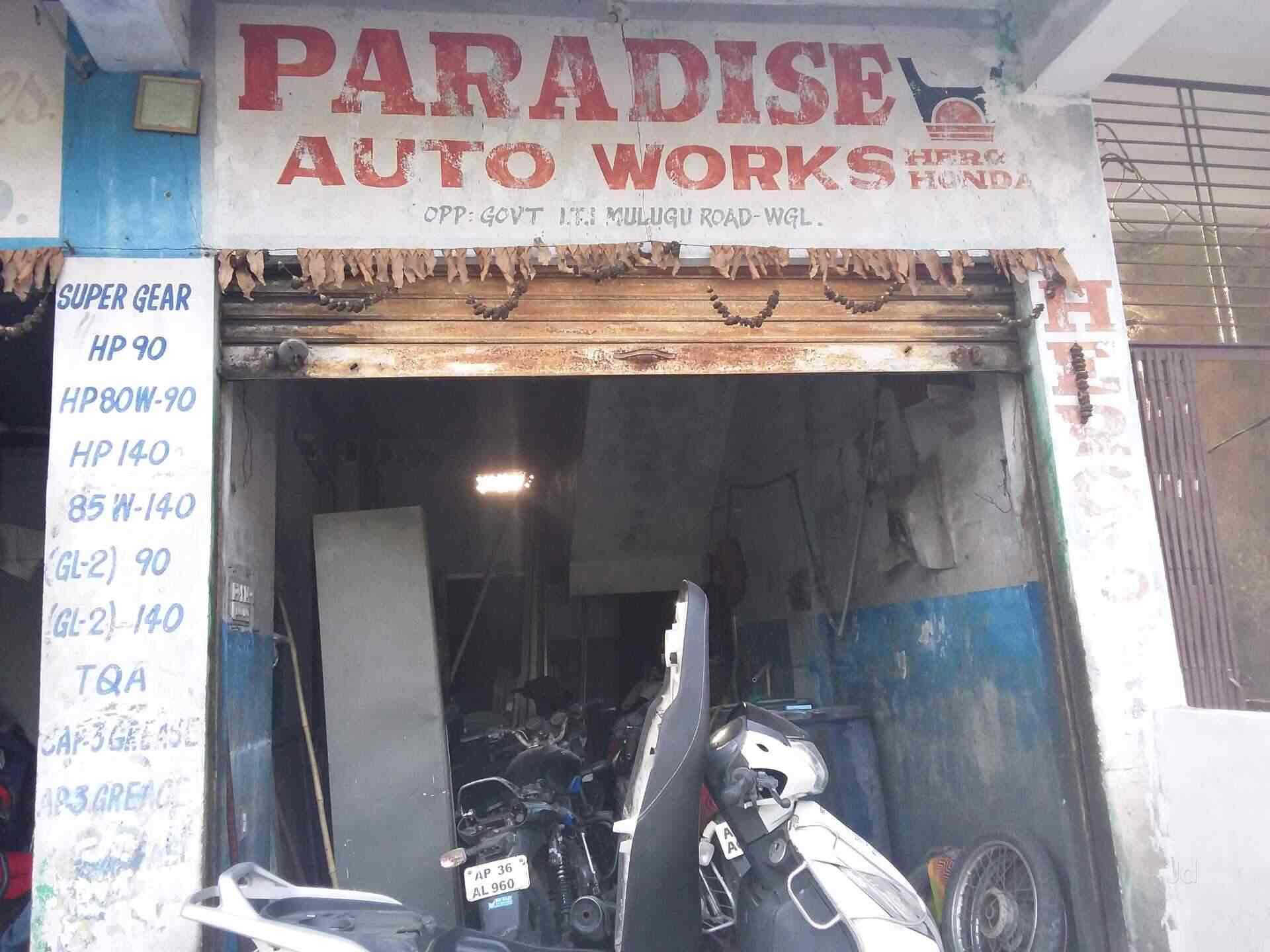 Paradise Auto Works in Mulugu Road,Warangal Best Motorcycle Dealers