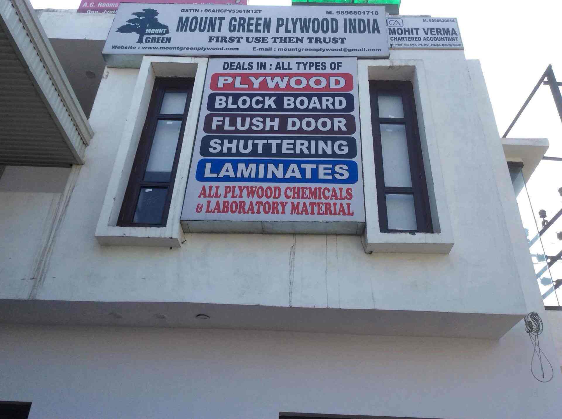 Mount Green Plywood India, Opp.Bus Stand Plywood Manufacturers in