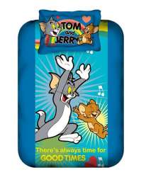 Buy Portico New York Tom And Jerry Bed Sheet And Pillow Cover