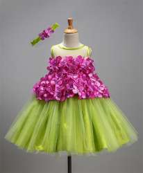 li&li boutique netted flower dress