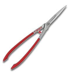 BULLDOG EVERGREEN HEDGE SHEARS STRAIGHT BLADE SOFT TOUCH GRIP,BLUE STEEL BLADE