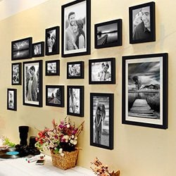 Personalised 5x7/" 8x10/" Juliana Waves /& Hearts Wedding Photo Frame Add message