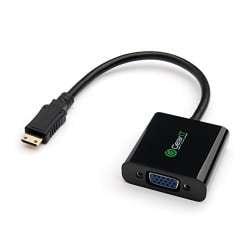 Buy Gearit Mini Hdmi Male To Vga Female Video Converter Adapter Cable For Pc Laptop Dvd Hdtv Tablet And Other Mini Hdmi Input Devices Features Price Reviews Online In India Justdial