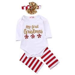 XXYsm Newborn Kids Baby Stripe Fox Boys Girls Clothes Hoodie Hooded Jumpsuit Romper Outfits