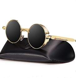 BEESCLOVER Stylish Flat Mirrored Sunglasses UV400 Clean Bamboo Frame Vision Classic Glasses Eyewear for Woman Man