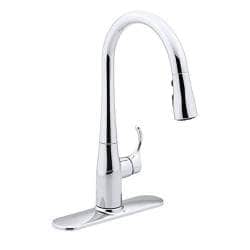Buy Kohler K597cp Simplice Single Handle Pull Down Sprayer Kitchen