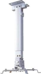 Screen Technics Universal Lcd Dlp Projector Ceiling Mount Set Including Screws 3 Ft 1 5 1 5 White