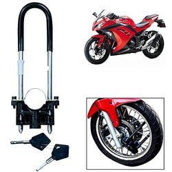 front wheel lock for motorcycle
