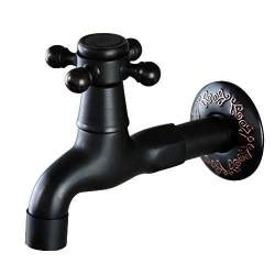 Buy Vintage Wall Mount Single Cross Handle Single Hole Bathroom