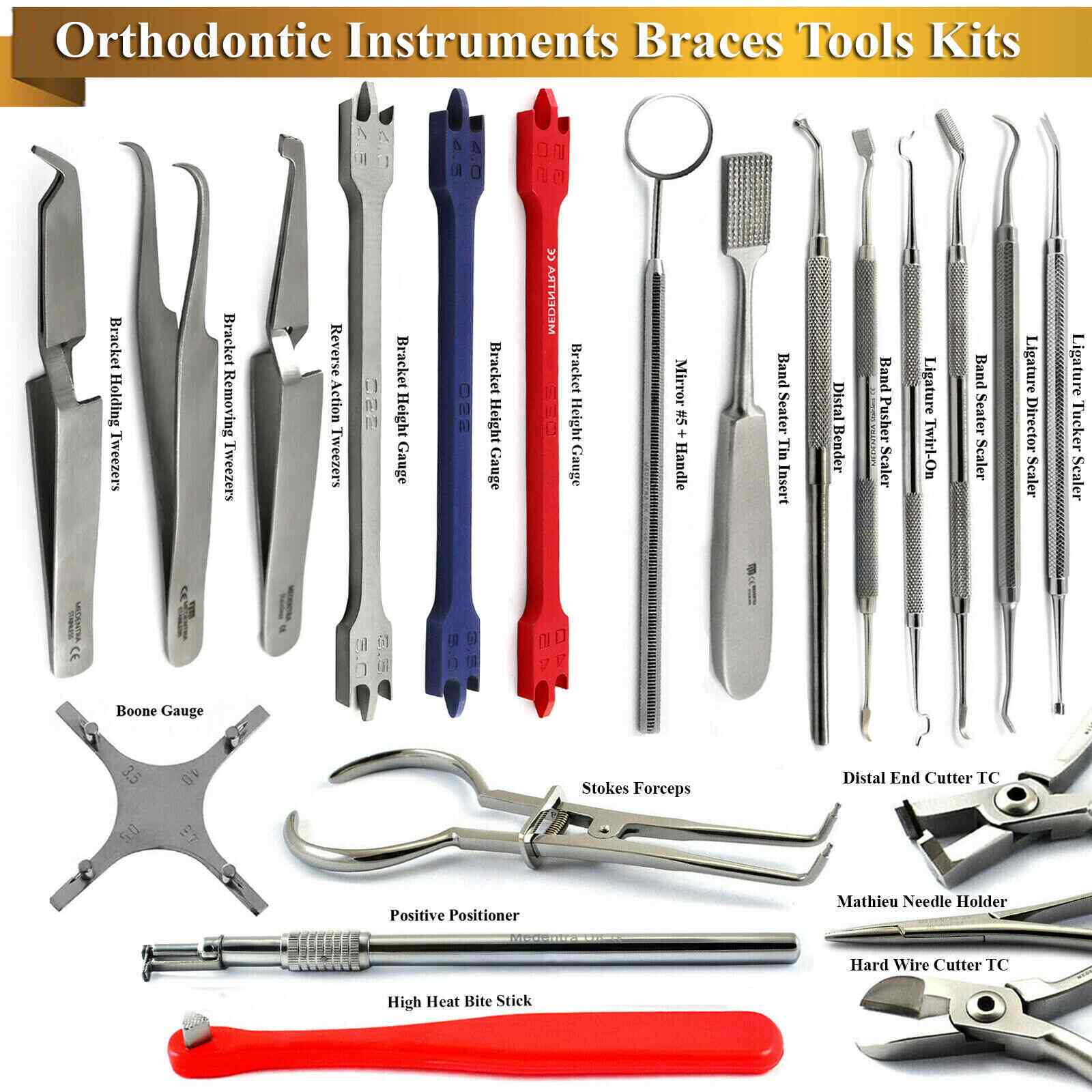 Orthodontic Ligature Director Tool (Model 382/S) - Stainless Steel For Wire & Band Work