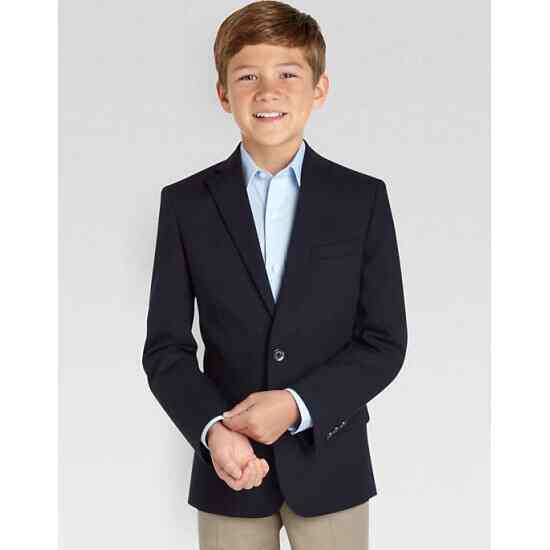 Navy blue blazer for boys hot sale