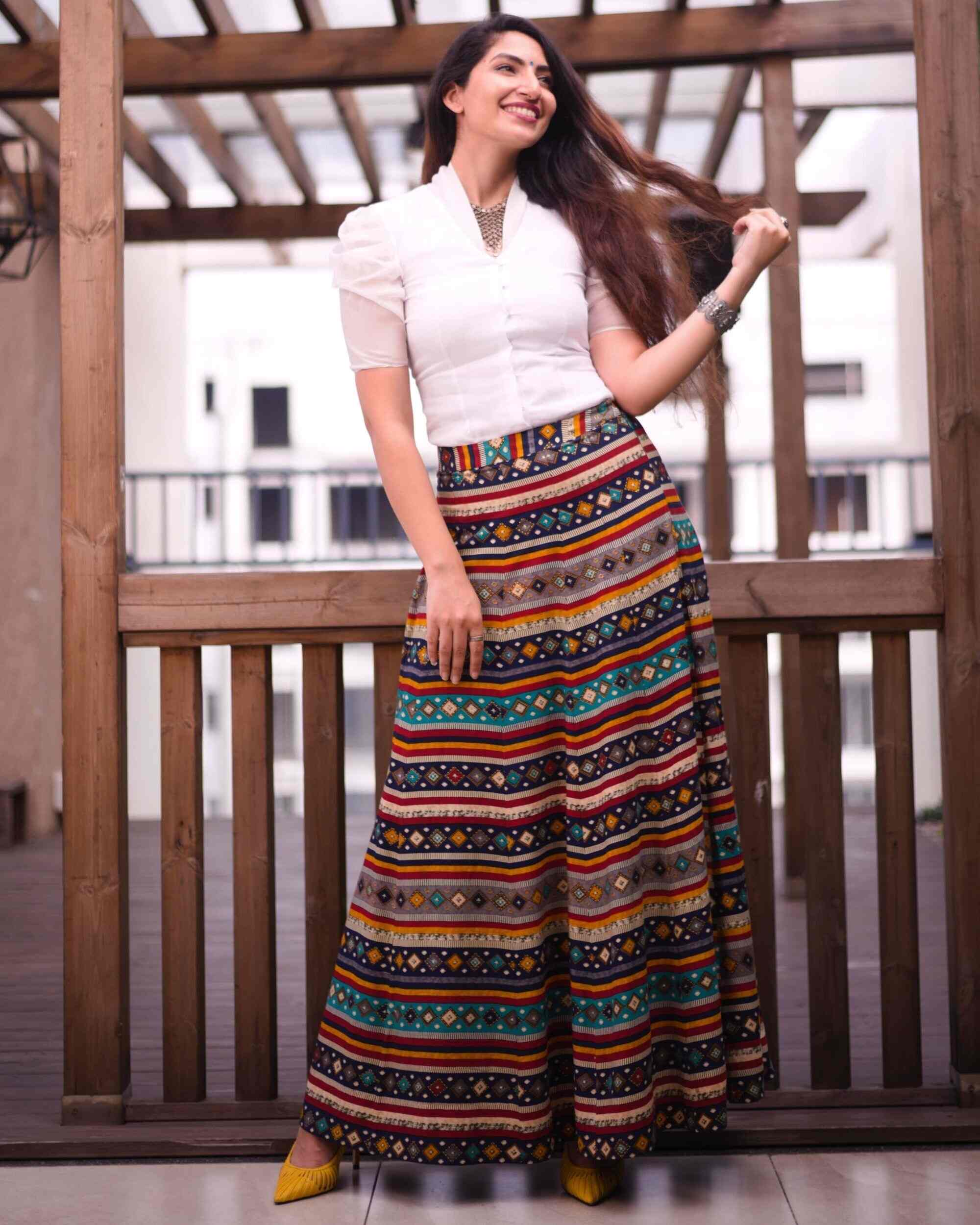 Rajasthani long skirt with top online