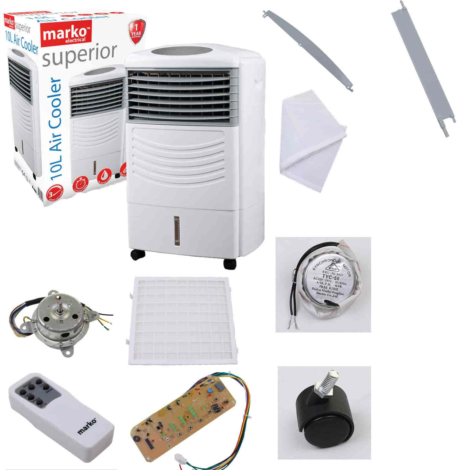 symphony jumbo cooler parts