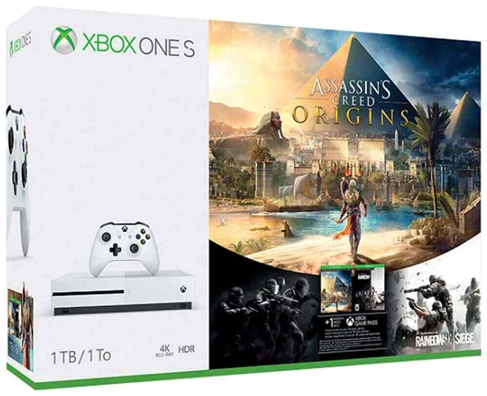 Buy Microsoft Xbox One S 1tb Console White With Assassin S Creed