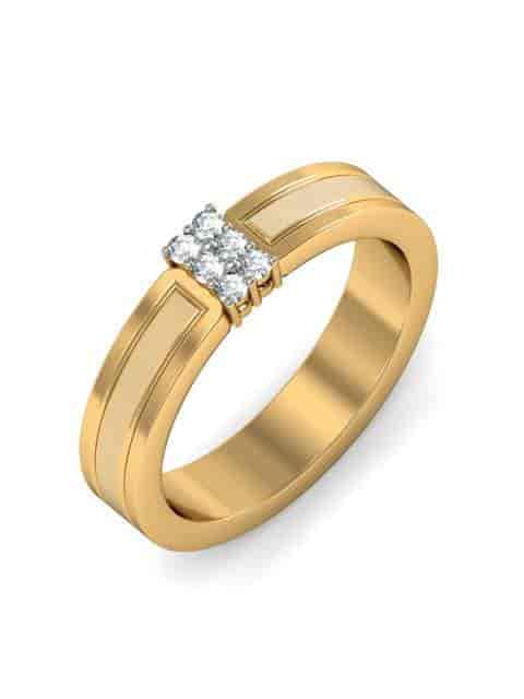 Buy Bluestone 4 077 G 18 Karat Gold Hera Ring With Diamonds Gold