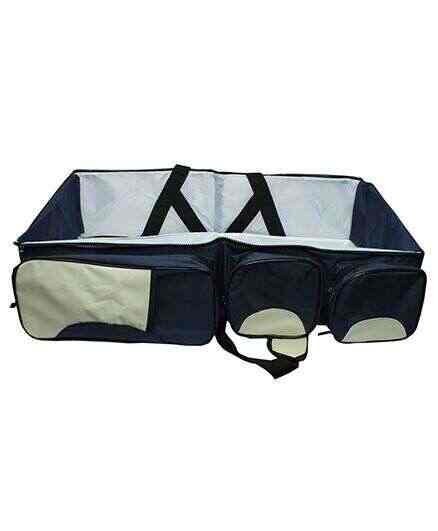 Buy Babies Bloom Multi Purpose Baby Bassinet Cum Diaper Bag Navy Blue Features Price Reviews Online In India Justdial