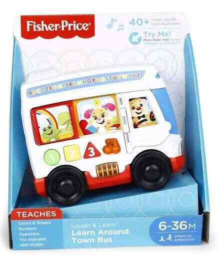 fisher price laugh and learn around town bus