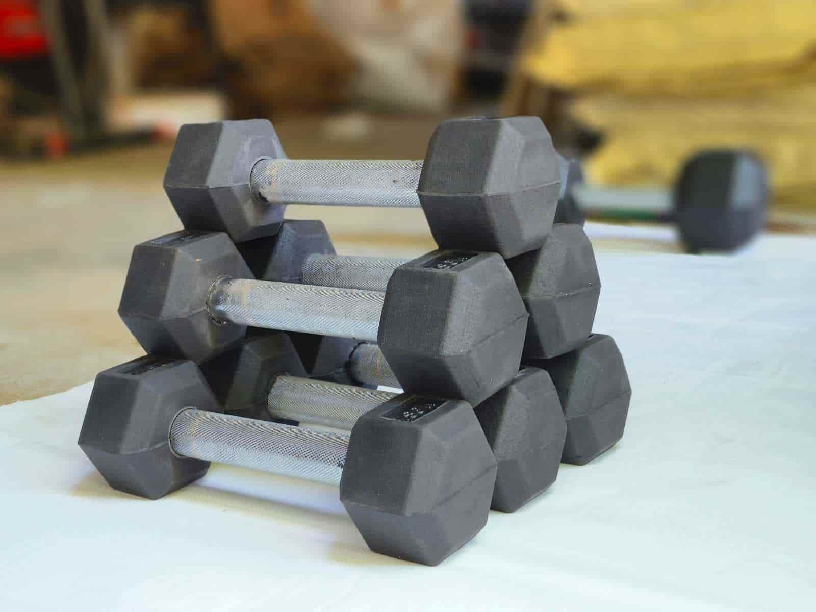 TOP FILM Hexaganol dumbell pair-7.5 Kg each.