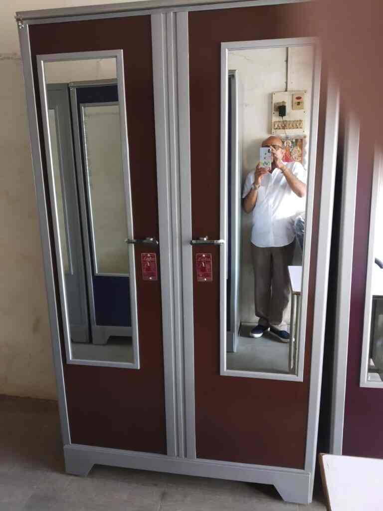 Double Door Steel Almirah With Mirror Get Best Price from Manufacturers Suppliers in India